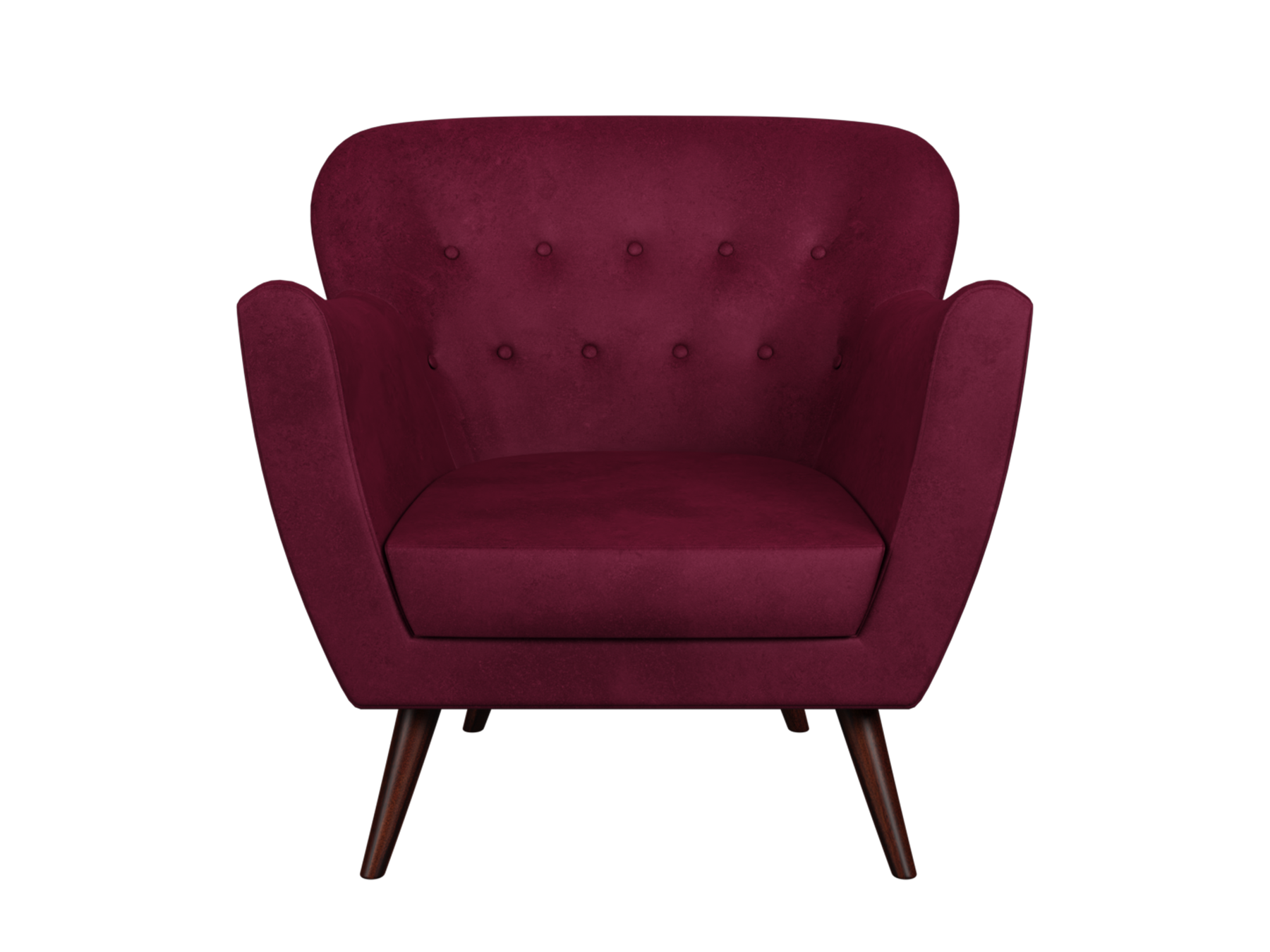 Bedroom Sofa Chair Alexa In Maroon Colour